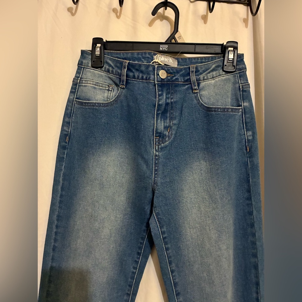 Blue B Rhinestone Fringe Jeans - Picture 7 of 13